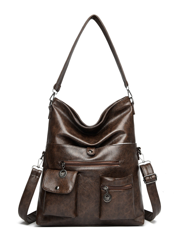 Vintage Bag Women's Fashion Large Capacity Handbag